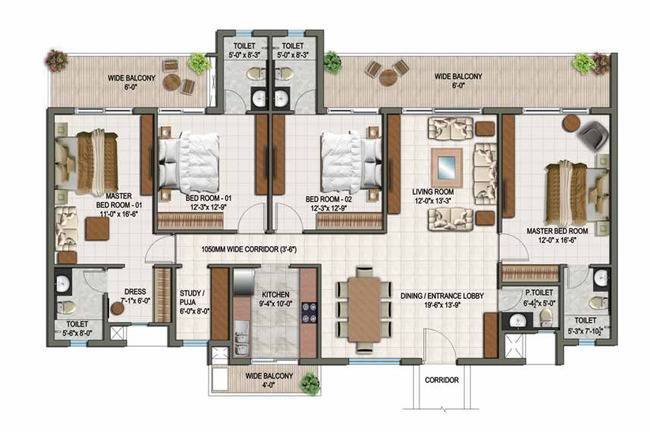 Type B2 floor plan